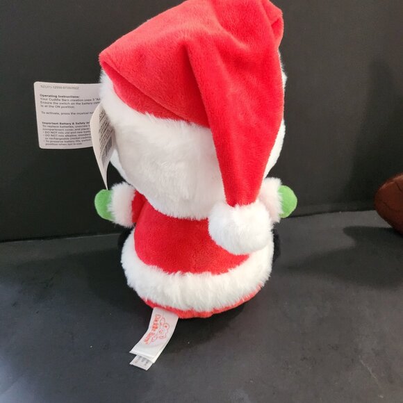 Cuddle Barn, Caroling Cutie's Santa Claus Plush Christmas Decoration Gift - Picture 3 of 10